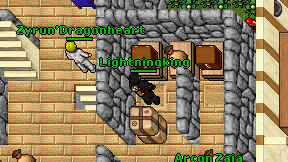 Lightningking on screen