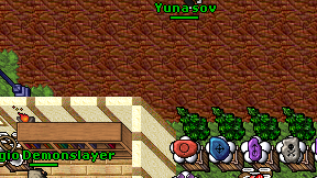 Yuna sov on screen