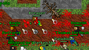 Kreaper on screen
