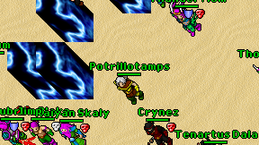 Potrillotamps on screen