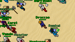 Draccao on screen