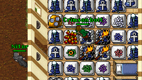 Crimson bolt on screen