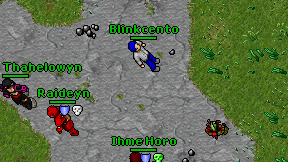 Blinkcento on screen