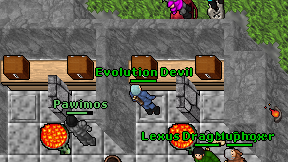 Evolution Devil on screen