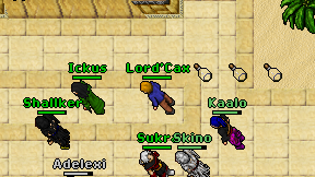 Lord'Cax on screen