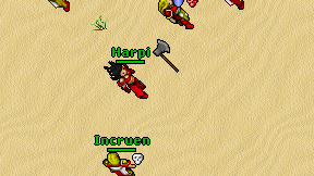 Harpi on screen