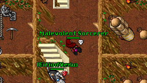 Malevolent Sorcerer on screen