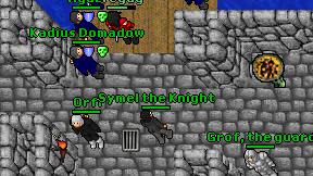 Symel the Knight on screen