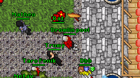 Drowlin pool on screen