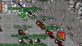 Dark Hayden on screen