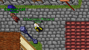 Charmin Wizard on screen