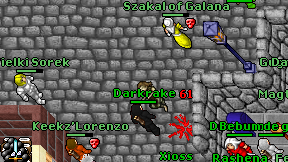Darkrake on screen