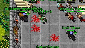 Arks Pyro on screen