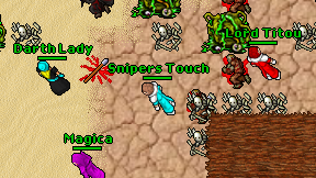 Snipers Touch on screen
