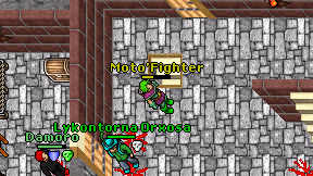 Moto'Fighter on screen