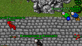 Devil Pomidoro on screen