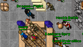 Dragon-Fight on screen