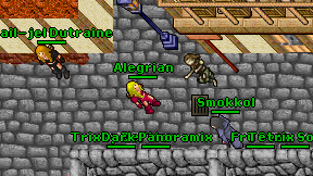 Alegrian on screen
