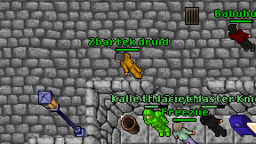 Zbartek druid on screen