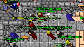 Master Mora of fire on screen