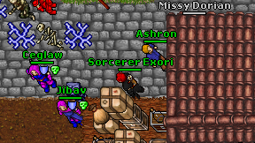 Sorcerer Exori on screen