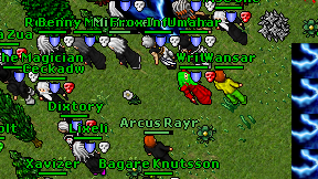 Arcus Rayr on screen