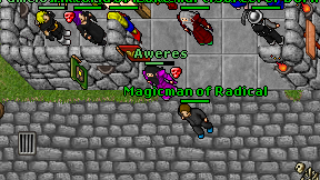 Aweres on screen