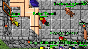Falor Toxel on screen