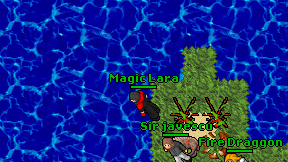 Magic Lara on screen