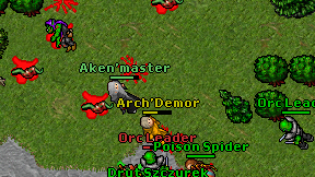 Aken'master on screen