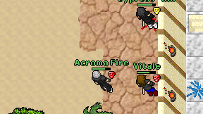 Acroma Fire on screen
