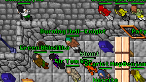 Burning Hell-Knight on screen