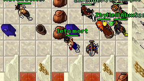 Jetu mort on screen