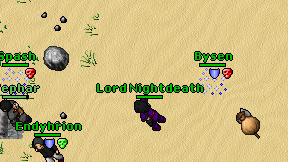 Lord Nightdeath on screen