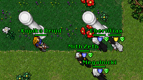 Kopiko Druid on screen