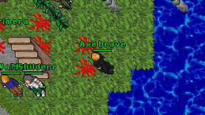 Axe brave on screen