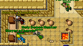 Holy Demon Hunter on screen