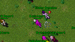 Kain Mort on screen