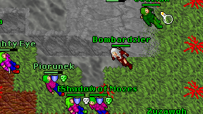 Bombardzier on screen