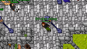 Drako wing on screen