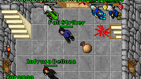 Fall Striker on screen