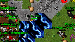Pitufilla on screen