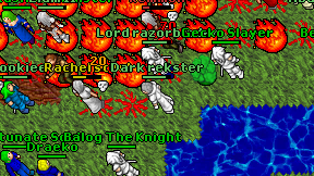 Dark rekster on screen