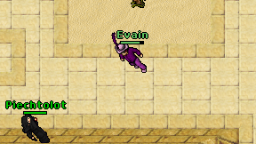 Evain on screen