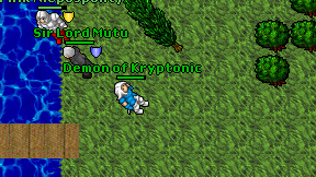 Demon of Kryptonic on screen