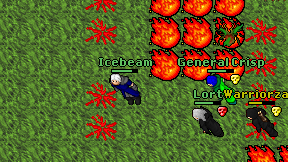 Icebeam on screen