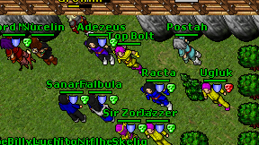Top Bolt on screen