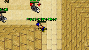 Mystic Brother on screen