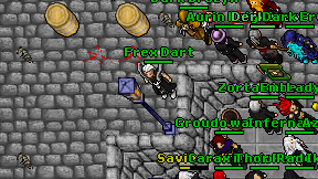 Frex Dart on screen