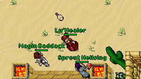 Lu'Healer on screen